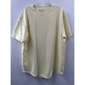 BYLT Basics Cream Short Sleeve Tee